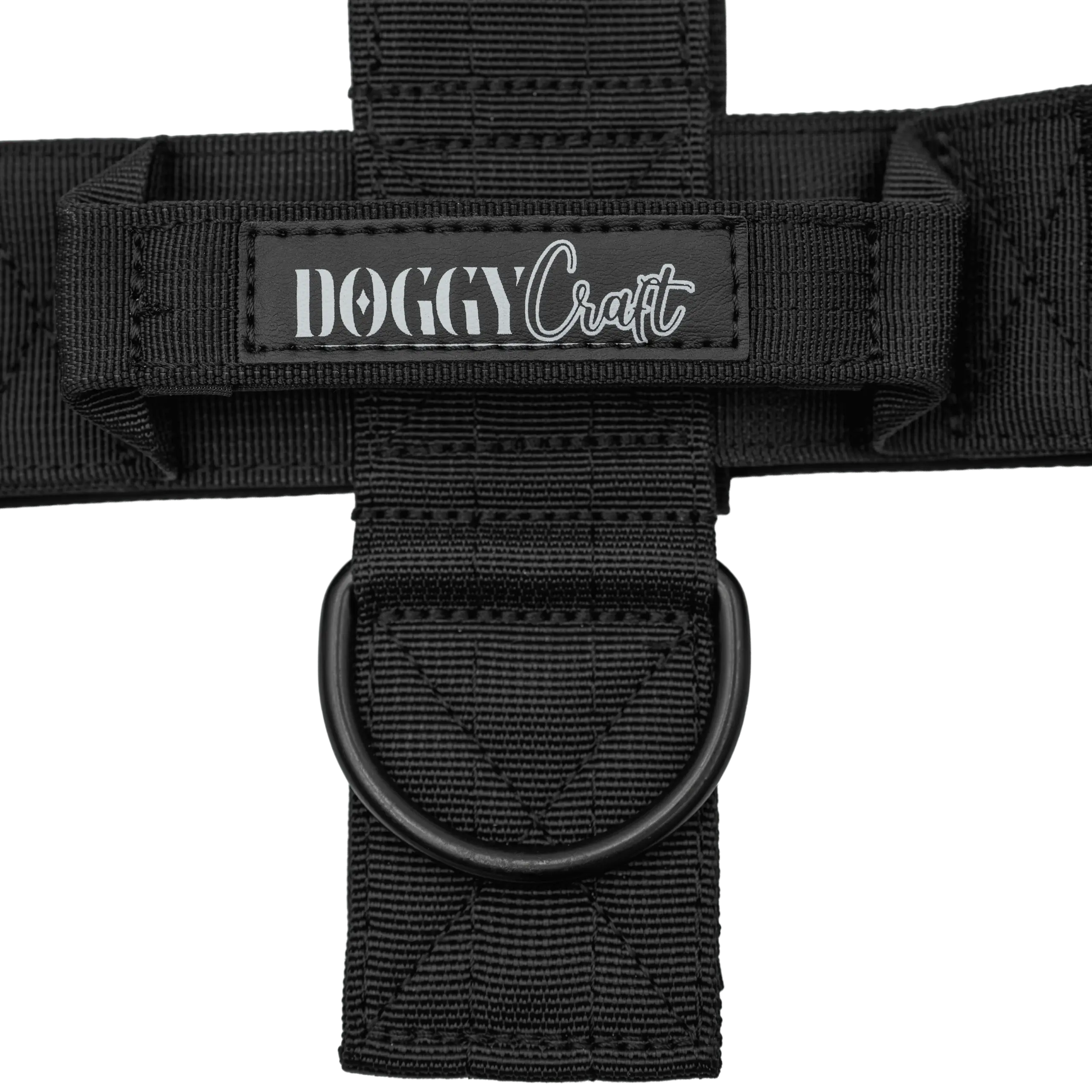 Detalle del arnés táctico Carbon de DoggyCraft