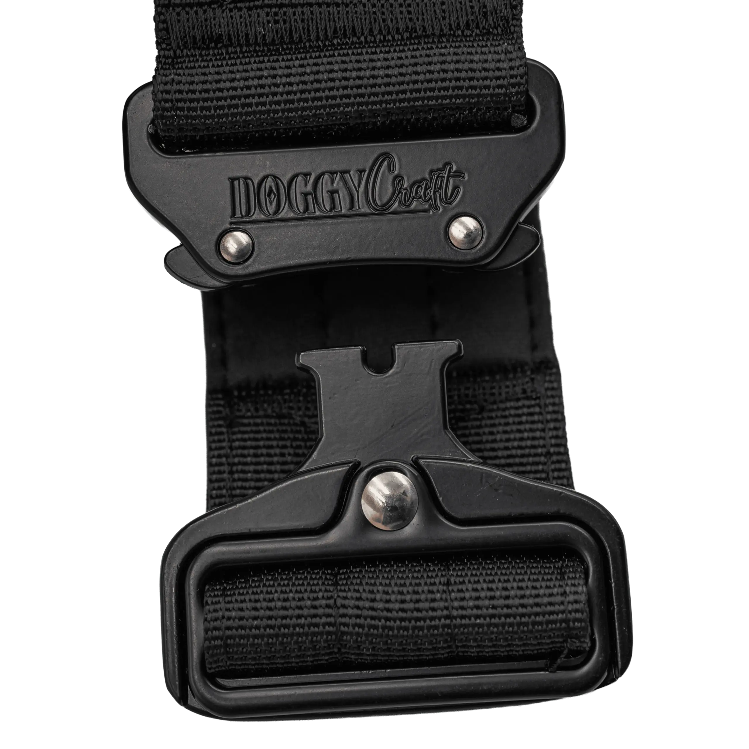Detalle del arnés táctico Carbon de DoggyCraft