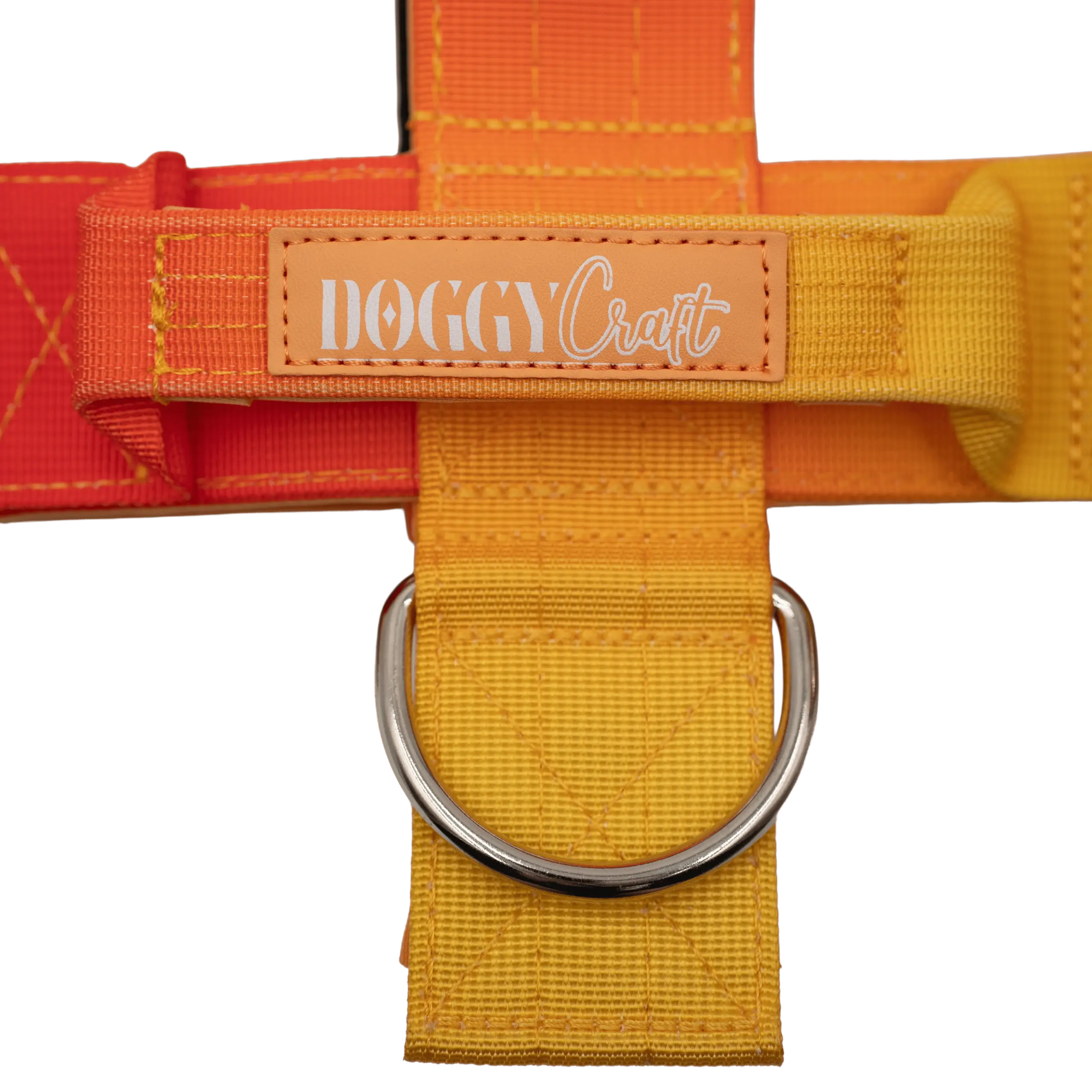 Detalle del arnés táctico Sunset de DoggyCraft