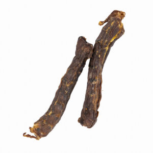 Detalle de cuello de pato, snack natural para perros de DoggyCraft