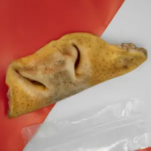 Morro de ternera de DoggyCraft, snack natural de larga duración para perros, 2 unidades