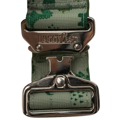 Detalle del arnés táctico Jurassic de DoggyCraft