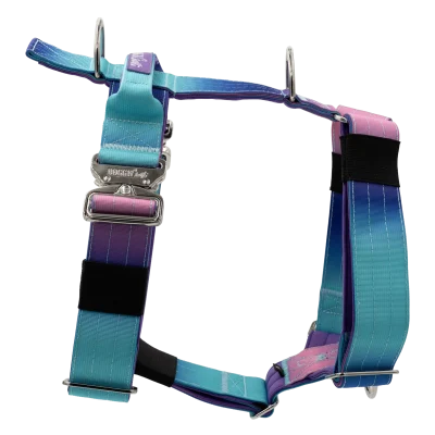 Detalle del arnés táctico Universe de DoggyCraft